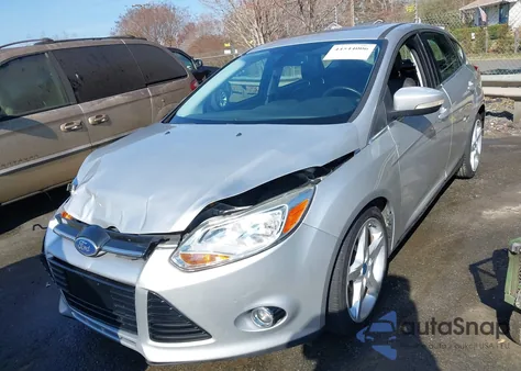 2012 Ford Focus Titanium from USA, damaged, VIN 1FAHP3N22CL318852